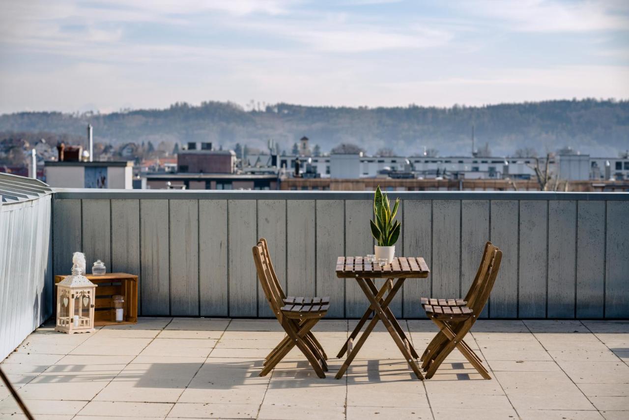 Eigene Wohnung Im Stadtzentrum Mit Wunderschoener Dachterrasse Biel Exterior photo
